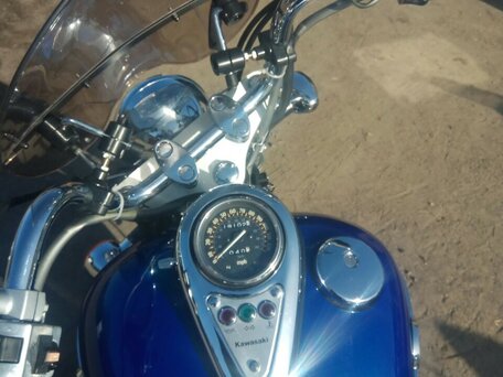 2002 Kawasaki VN800 Vulcan, синий, 273336 рублей, вид 2