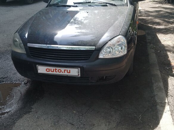 2009 Lada (ВАЗ) Priora I, чёрный, 260000 рублей
