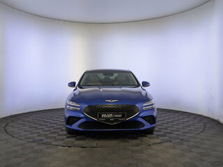 2022 Genesis G70 I Рестайлинг, синий, 3100000 рублей, вид 2