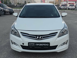 2014 Hyundai Solaris I Рестайлинг, белый, 815000 рублей, вид 2