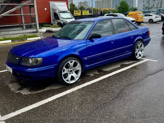 1993 Audi 100 IV (C4), синий, 500000 рублей, вид 4