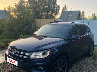 2014 Volkswagen Tiguan I Рестайлинг, синий, 1530000 рублей, вид 1