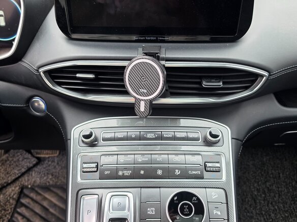 2021 Hyundai Santa Fe IV Рестайлинг, серый, 3380000 рублей - вид 18