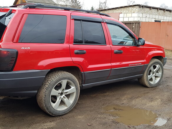 1998 Jeep Grand Cherokee II (WJ), красный - вид 3