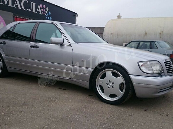 1996 Mercedes-Benz S-Класс 600 Long III (W140) Рестайлинг, серебристый - вид 4