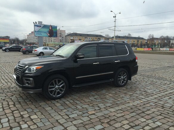 2013 Lexus LX 570 III Рестайлинг, чёрный