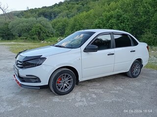 2018 Lada (ВАЗ) Granta I Рестайлинг, белый, 480000 рублей, вид 1