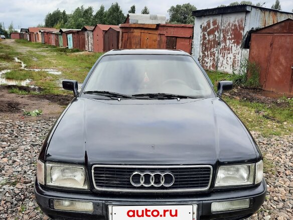 1994 Audi 80 V (B4), чёрный - вид 1