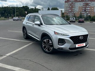 2019 Hyundai Santa Fe IV, серый, 3180000 рублей, вид 3