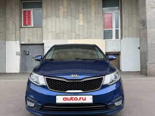 2015 Kia Rio III Рестайлинг, синий, 1170000 рублей, вид 2