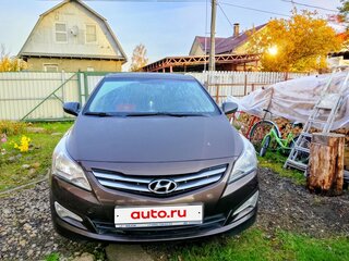 2014 Hyundai Solaris I, коричневый, 950000 рублей, вид 1