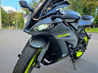 2012 Kawasaki ZX-10R Ninja, чёрный, 900000 рублей, вид 2