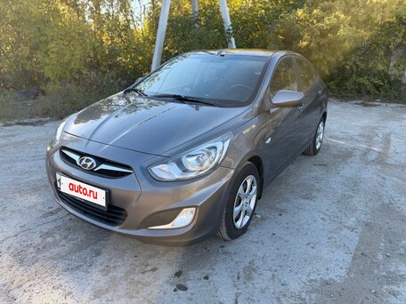2012 Hyundai Solaris I, серый, 495000 рублей, вид 1