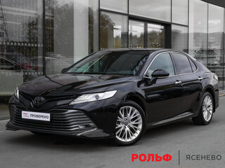 2018 Toyota Camry VIII (XV70), чёрный, 2998000 рублей, вид 1