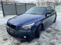 2007 BMW 5 серии 535i V (E60/E61) Рестайлинг, синий, 820000 рублей - вид 1