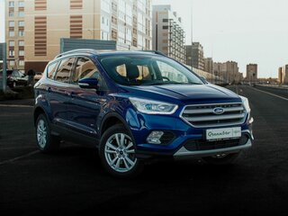 2017 Ford Kuga II Рестайлинг, синий, 1555000 рублей, вид 4