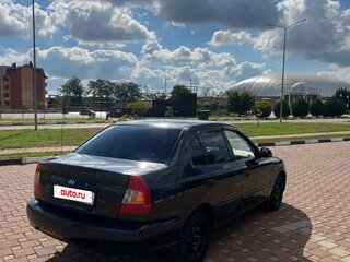 2007 Hyundai Accent ТагАЗ II, чёрный, 410000 рублей, вид 4