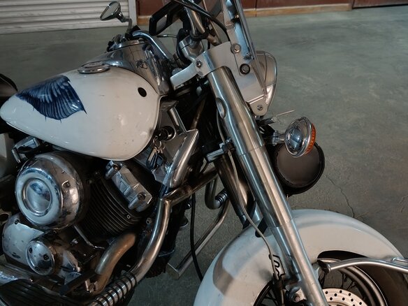 2001 Yamaha XVS650 Drag Star, белый, 430000 рублей - вид 5