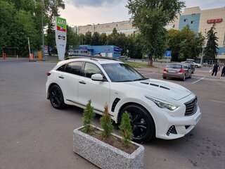 2012 Infiniti FX37 II (S51) Рестайлинг, белый, 2200000 рублей, вид 5