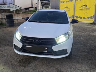 2018 Lada (ВАЗ) Vesta SW I, белый, 980000 рублей, вид 2
