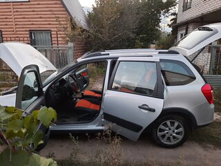 2014 Lada (ВАЗ) Kalina Cross II, серебристый, 490000 рублей, вид 4