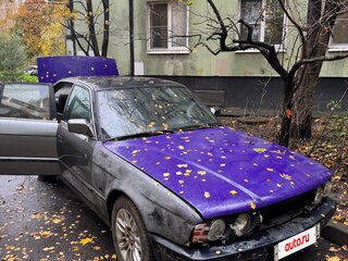 1995 BMW 5 серии 518i III (E34), фиолетовый, 123000 рублей, вид 1