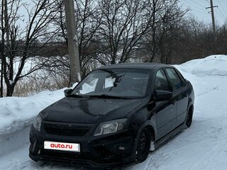 2012 Lada (ВАЗ) Granta I, чёрный, 550000 рублей, вид 2