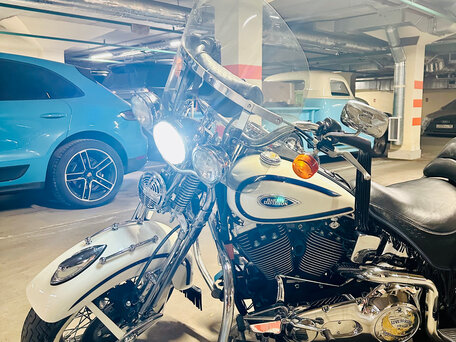 1997 Harley-Davidson Heritage, белый, 1850000 рублей, вид 2