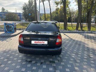 2008 Hyundai Accent ТагАЗ II, чёрный, 330000 рублей, вид 3