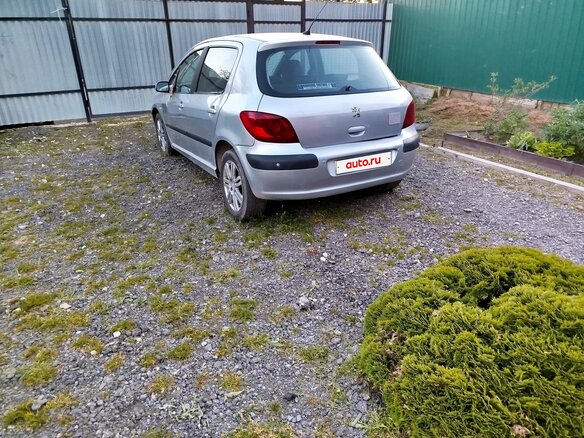 2004 Peugeot 307 I, серебристый, 180000 рублей - вид 3