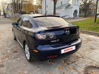 2008 Mazda 3 4-speed I (BK) Рестайлинг, синий, 590000 рублей, вид 5