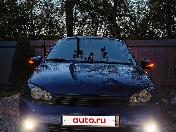 2007 Lada (ВАЗ) Kalina I, синий, 280000 рублей - вид 4