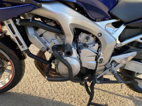 2004 Yamaha FZ6, синий, 355000 рублей - вид 13