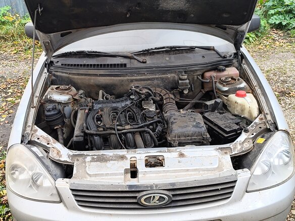 2009 Lada (ВАЗ) Priora I, серый - вид 1