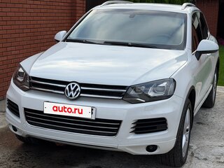 2012 Volkswagen Touareg II, белый, 1680000 рублей, вид 3