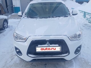 2014 Mitsubishi ASX I Рестайлинг, белый, 1150000 рублей, вид 1