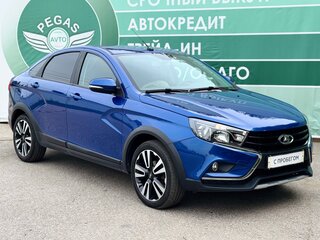 2021 Lada (ВАЗ) Vesta Cross I, синий, 1260000 рублей, вид 2