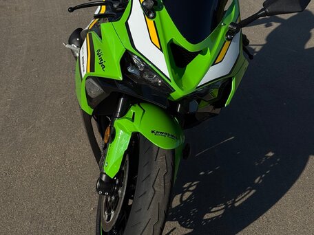 2024 Kawasaki ZX-6 Ninja, зелёный, 1140000 рублей, вид 3