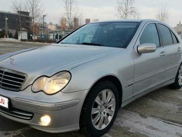 2006 Mercedes-Benz C-Класс 280 II (W203) Рестайлинг, серебристый