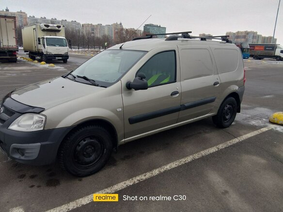 2016 Lada (ВАЗ) Largus I, серый, 530000 рублей - вид 4