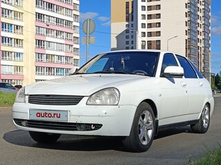 2010 Lada (ВАЗ) Priora I, белый, 350000 рублей, вид 1