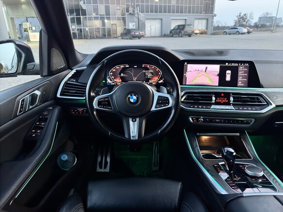 2019 BMW X5 30d IV (G05/G18), синий, 6200000 рублей - вид 6