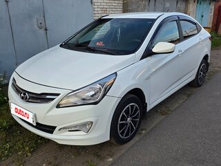 2016 Hyundai Solaris I Рестайлинг, белый, 750000 рублей, вид 1