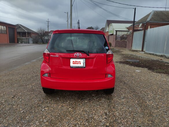 2012 Toyota Ractis II, красный, 999999 рублей - вид 6