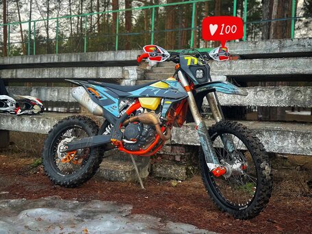 2023 KTM 250 EXC F, серый, 999999 рублей, вид 4