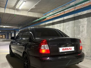 2008 Hyundai Accent ТагАЗ II, чёрный, 545000 рублей, вид 5
