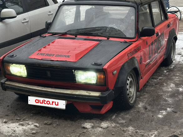 2008 Lada (ВАЗ) 2105, красный, 130000 рублей - вид 7