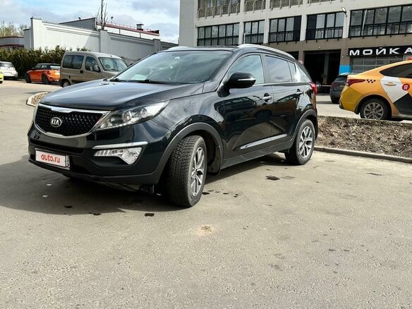 2015 Kia Sportage III Рестайлинг, чёрный, 1800000 рублей - вид 6