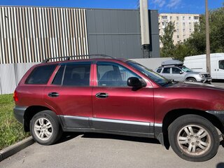 2001 Hyundai Santa Fe I, красный, 320000 рублей, вид 4
