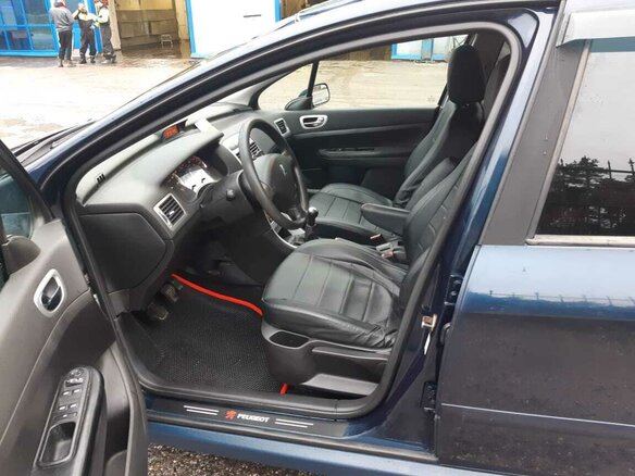 2007 Peugeot 307 I Рестайлинг, синий, 540000 рублей - вид 13